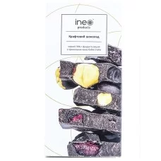 INE PRODUCTS ШОКОЛАД ЧОРНИЙ 70% ФУНДУК ВИШНЯ 100ГР